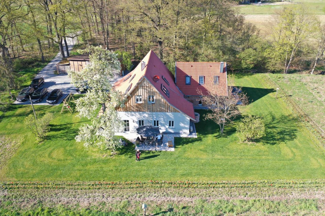 Zum Heuerling Ferienwohung Im Alten Stall Mit Sauna Versmold Buitenkant foto