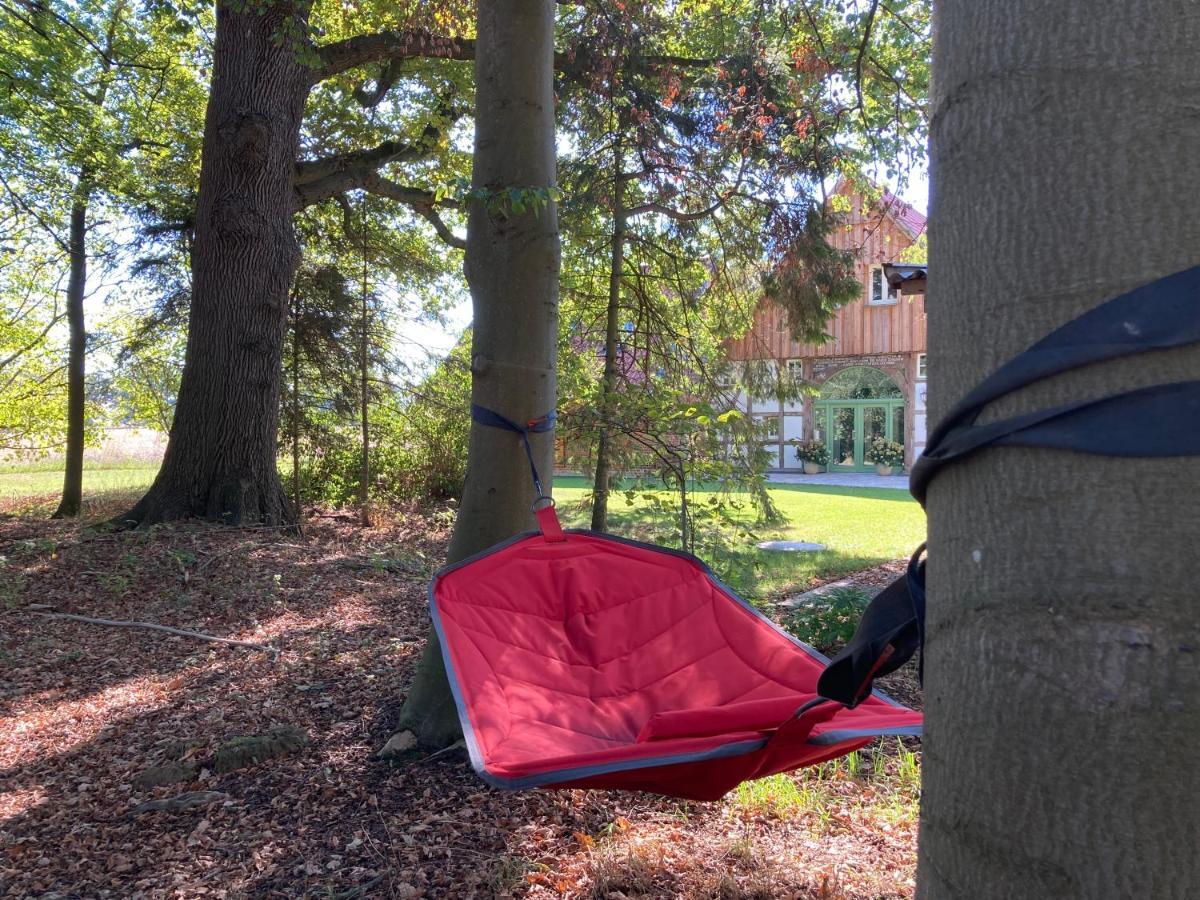 Zum Heuerling Ferienwohung Im Alten Stall Mit Sauna Versmold Buitenkant foto